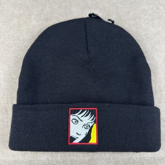 Junji Ito Collection Crunchyroll Beanie Ripple Junction Black Hat Anime Horror - Picture 1 of 3